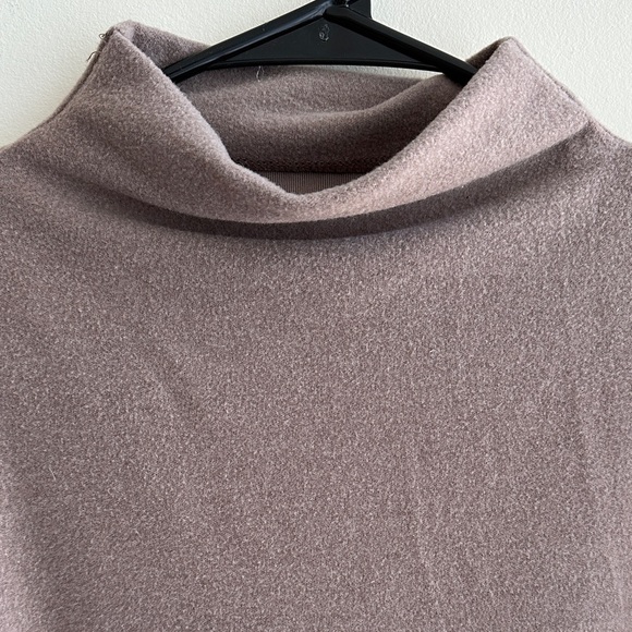 A new day Women's Long Sleeve Mock Turtleneck T-Shirt, Taupe, Size Medium - Picture 13 of 16